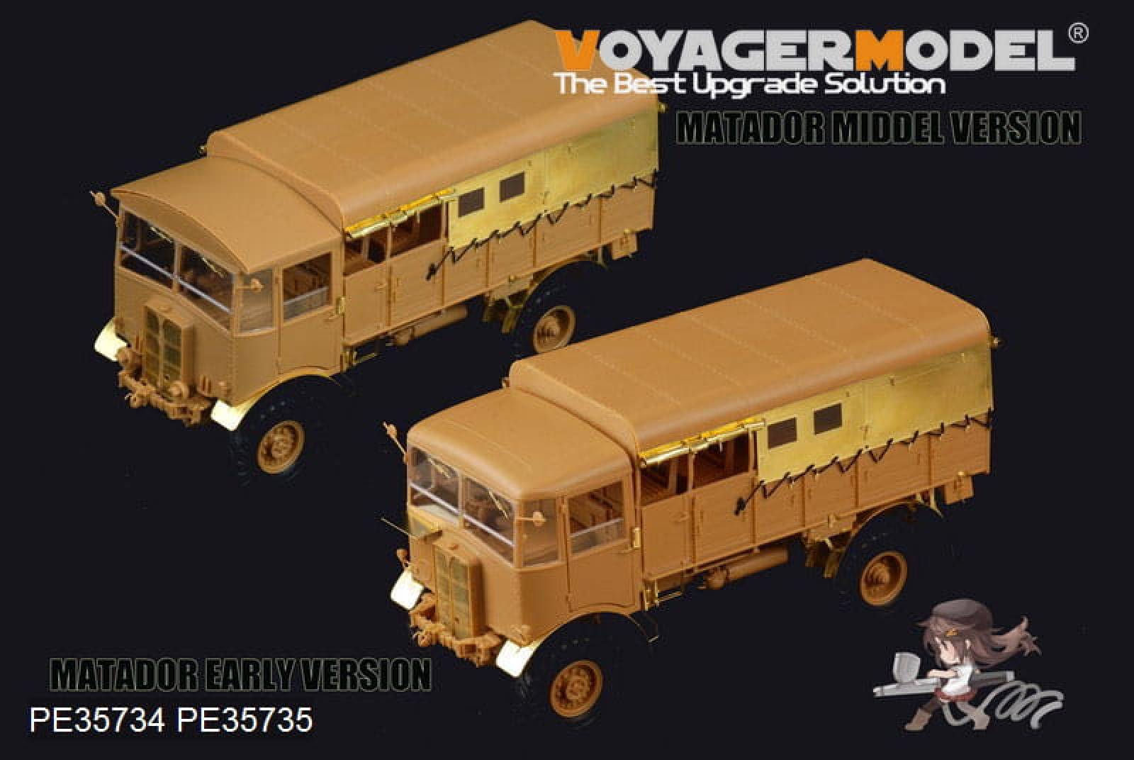 Voyagermodels PE35735 British AEC Matador truck mid version (AFV Club ...