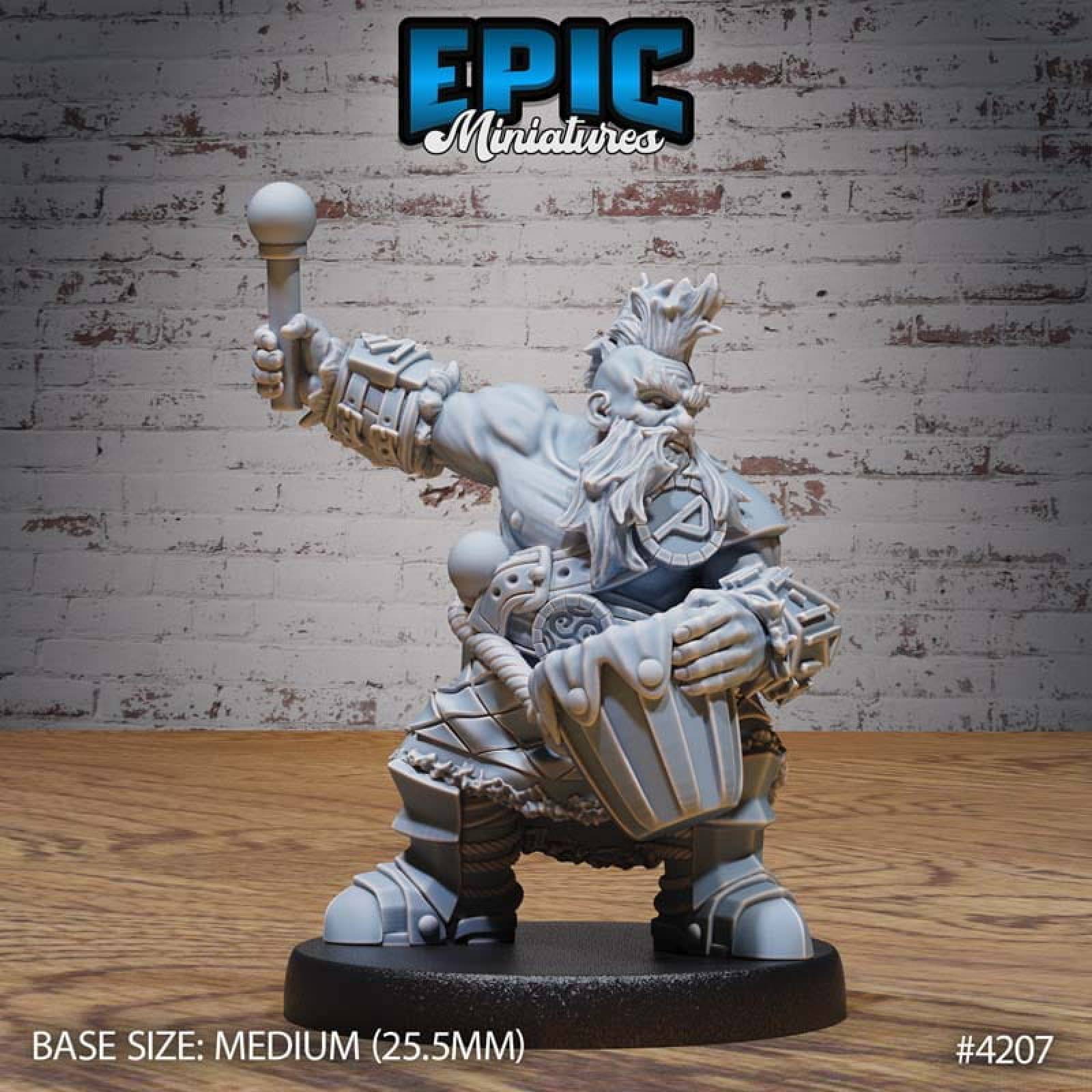 EPIC Miniatures EPIC4207 Dwarf Tribe War Drum