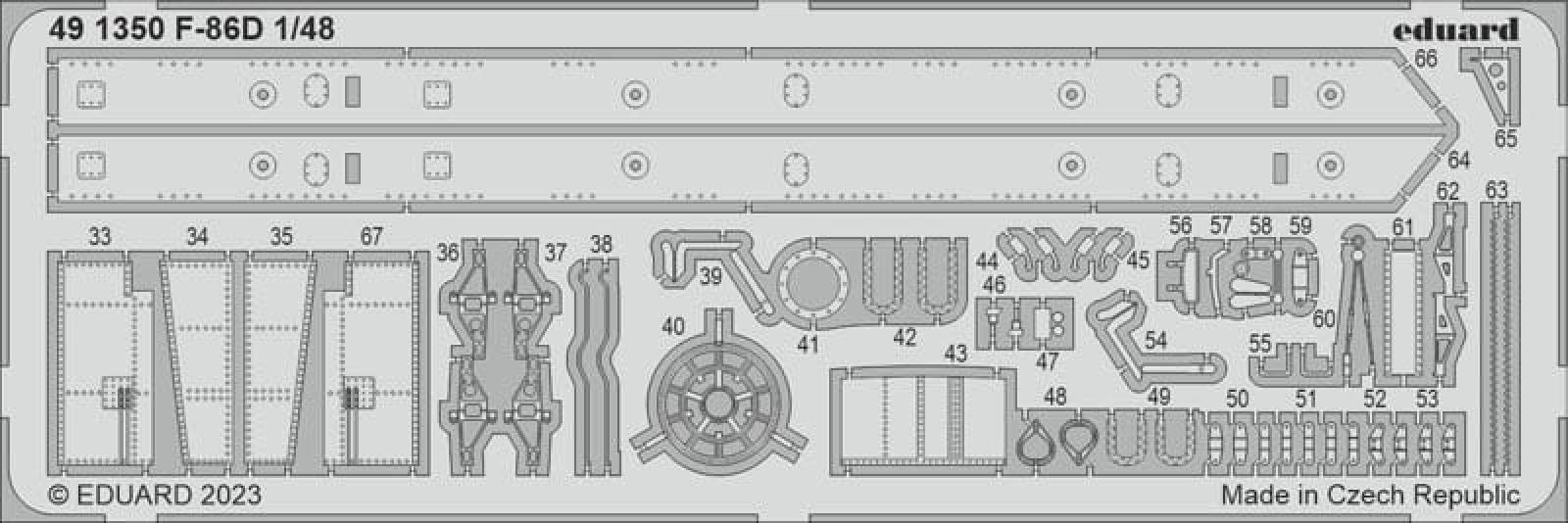 Eduard ED491350 F-86D 1/48-REVELL