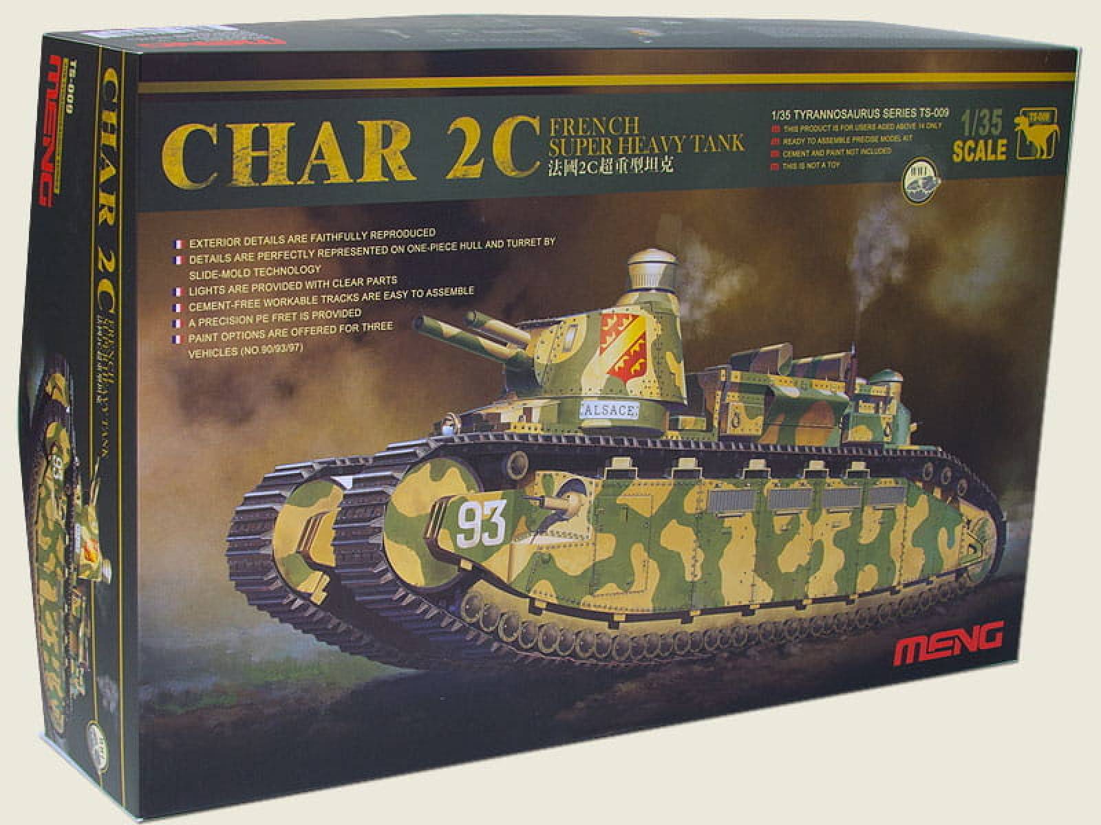 French super heavy tank Char 2C / 1:35 --> Der Sockelshop ...