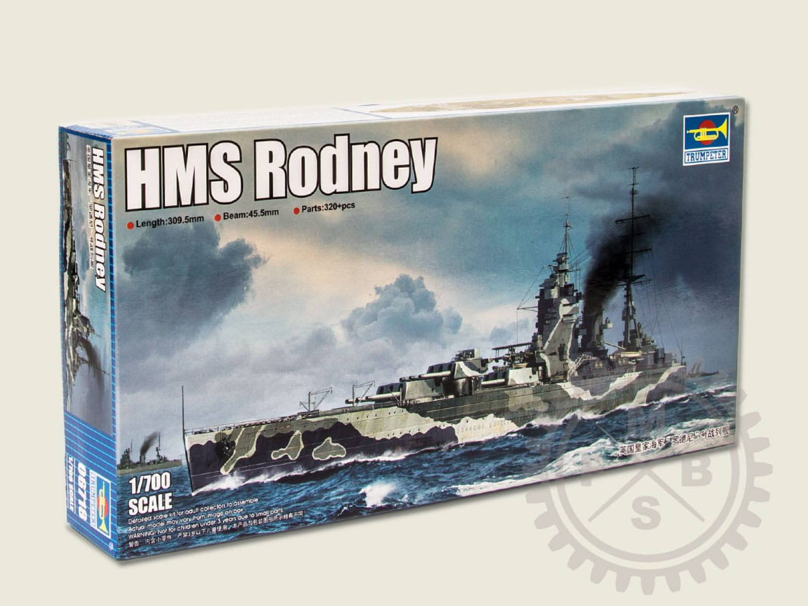 HMS Rodney / 1:700 --> Der Sockelshop - Modellbaushop | Der Sockelshop ...