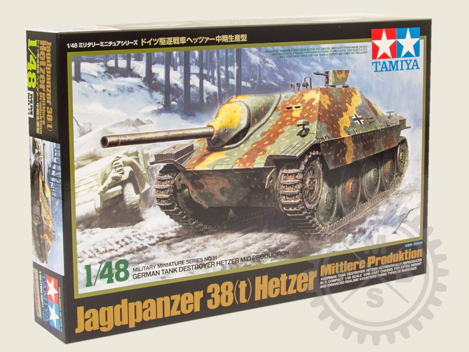 Tamiya Model Kit TAM32511 Jagdpanzer 38t Hetzer