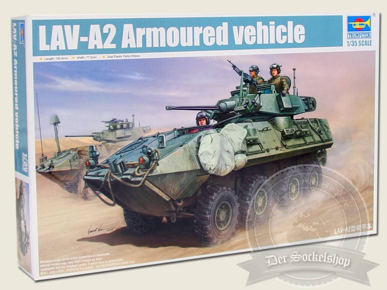 LAV-a2 8x8 wheeled armoured vehicle / 1:35 --> Der Sockelshop ...