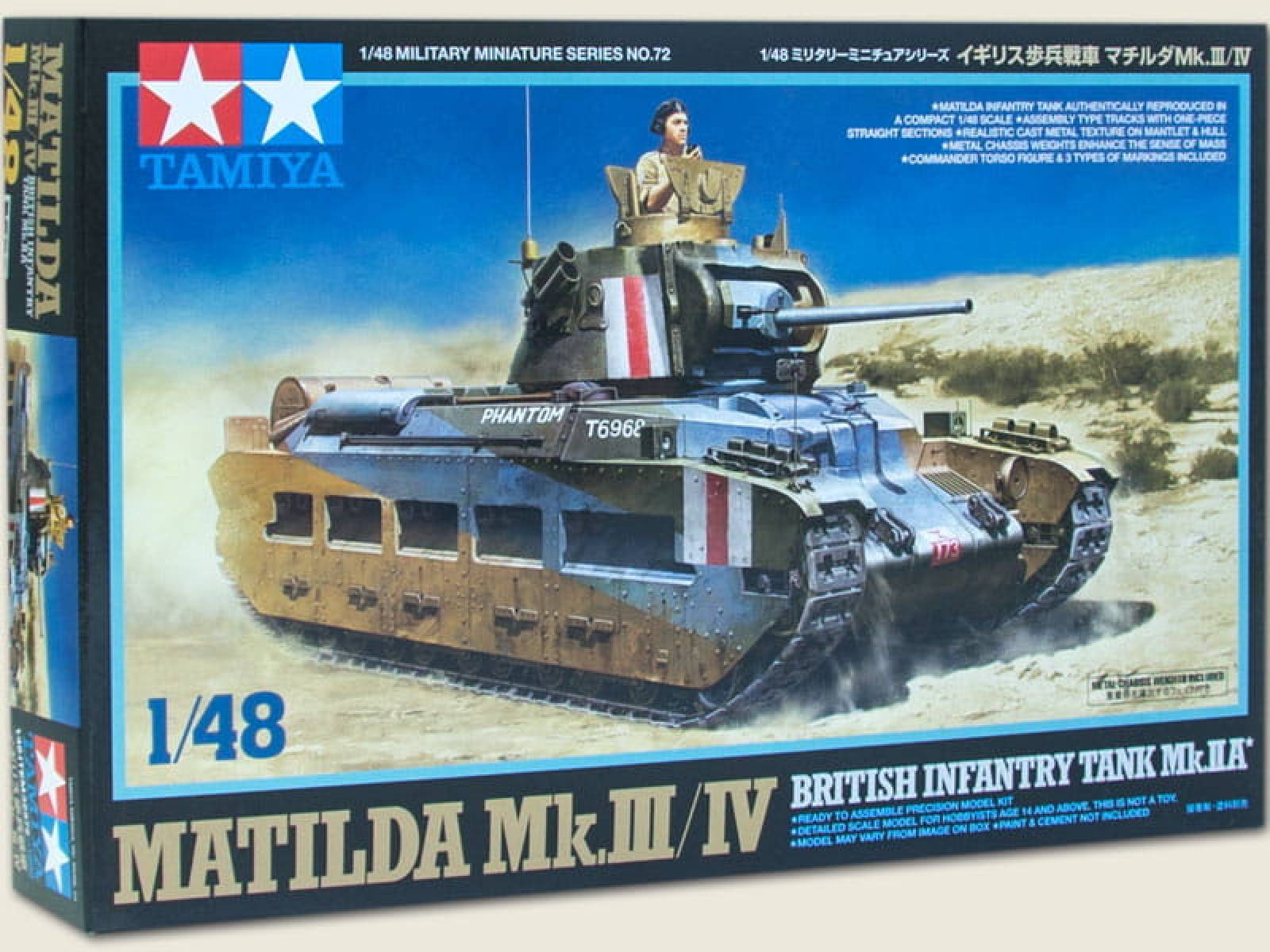 Tamiya Model Kit TAM32572 Matilda Mk.III/IV British Infantry