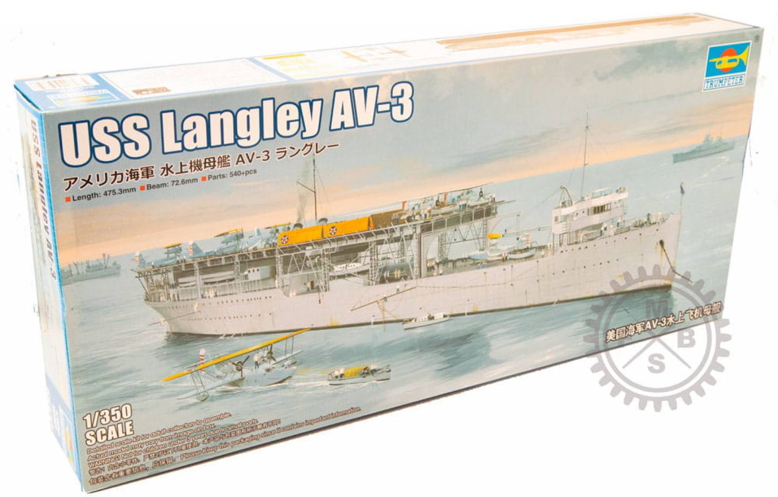 USS Langley AV-3 / 1:350 --> Der Sockelshop - Modellbaushop | Der ...