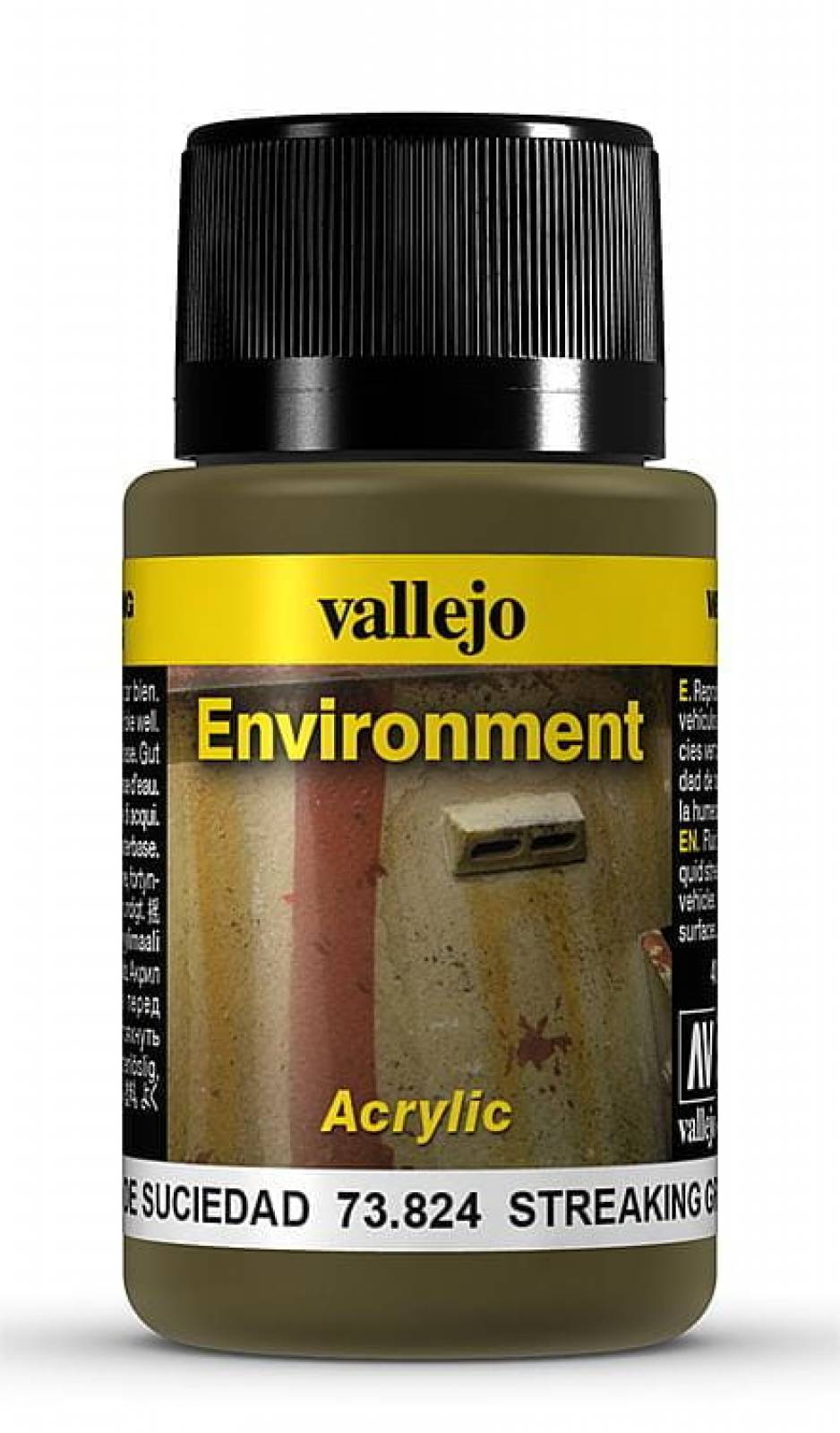 Vallejo VA73824 Weathering Effects Environment Streaking Grime (40 ml)